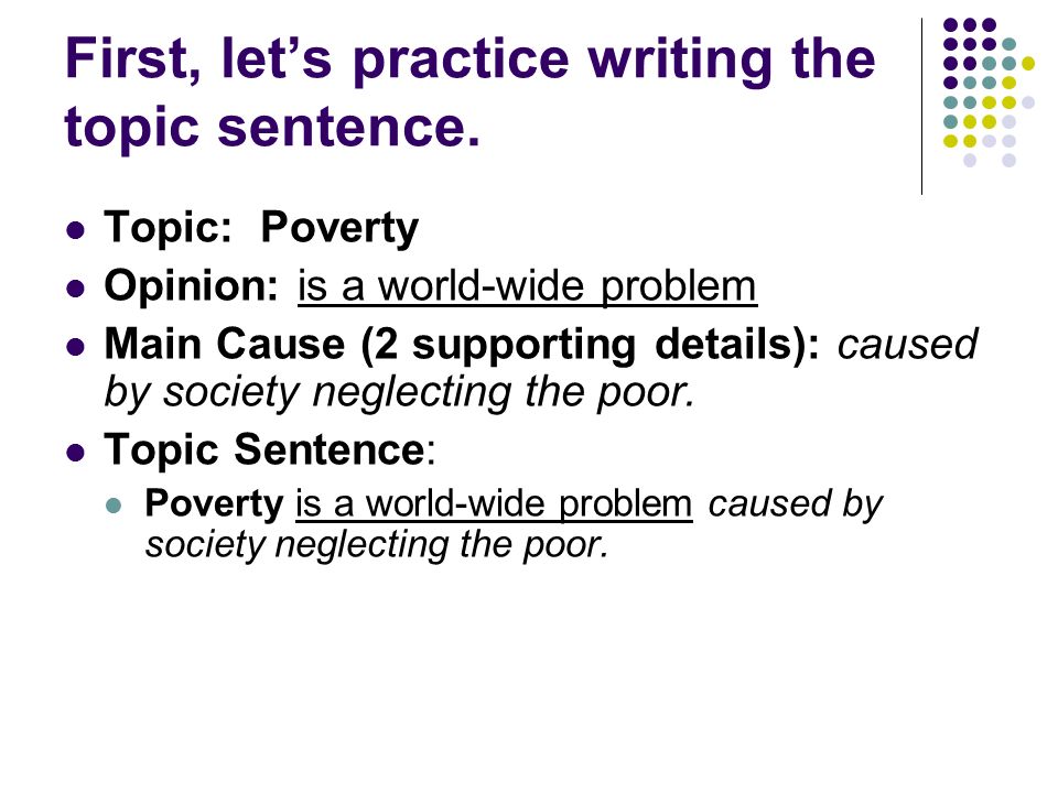 Poverty opinion essay